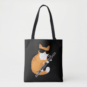 Musik-Cat-Sonnenbrille Bassoonist Musiker Bassoon Tasche