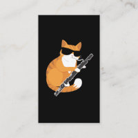 Musik-Cat-Sonnenbrille Bassoonist Musiker Bassoon