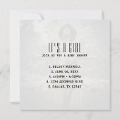 Musik-CD Album Cover Baby Shooter Einladung (Rückseite)