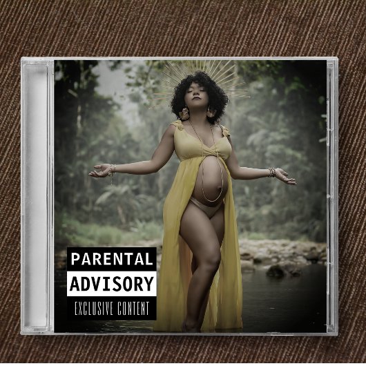 Musik-CD Album Cover Baby Shooter Einladung