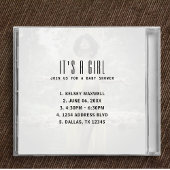 Musik-CD Album Cover Baby Shooter Einladung