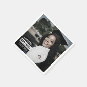 Musik-CD Album Cover Graduation Party Serviette (Ecke)