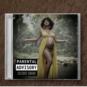 Musik-CD-Albumcover Baby Shower Einladung