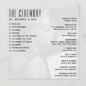 Musik-CD-Albumcover Hochzeit Programm (Rückseite)