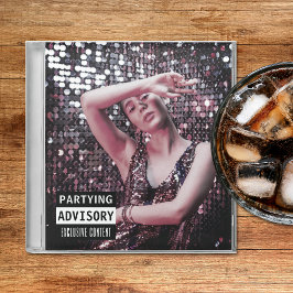 Musik CD Case Album Cover Geburtstagsparty Glasuntersetzer