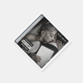 Musik CD Case Album Cover Wedding Serviette (Ecke)