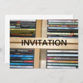 Musik-CDs verschiedener Künstler Einladung (Vorne/Hinten)