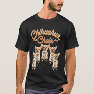 Musik Chihuahua Musikfestival Lustiges Tier Musici T-Shirt