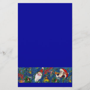 MUSIK CHRISTMAS NIGHT, SANTA UND SPIELZEUG Bright  Briefpapier