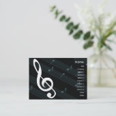 Musik - Chubby Visitenkarte (Stehend Vorderseite)