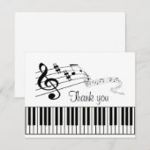 Musik Dankeskarte (Vorne/Hinten)