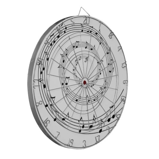 Musik Dartscheibe (Vorderseite Links)