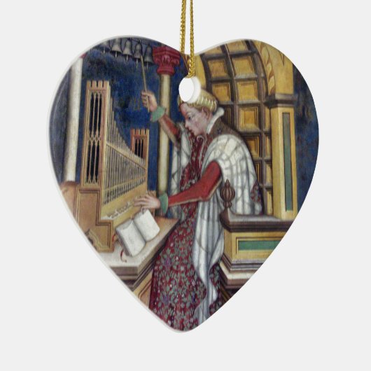 Musik, das Organ durch Gentile da Fabriano Keramikornament (Rechts)
