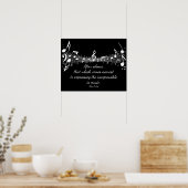 Musik: Das unvorstellbare Poster zum Ausdruck brin (Küche)