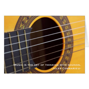 Musik denkt mit Gitarre