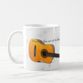 Musik denkt mit Gitarre Kaffeetasse