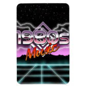 Musik der 80er Jahre Magnet (Vertikal)