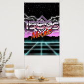Musik der 80er Jahre Poster (Küche)