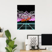 Musik der 80er Jahre Poster (Heimbüro)