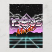 Musik der 80er Jahre Postkarte (Vorderseite)