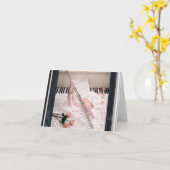 Musik der Flöte und der Grundgedanke-Karte Karte (Gelbe Blume)