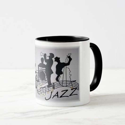 Musik der Jazzband Tasse (VorderseiteRechts)