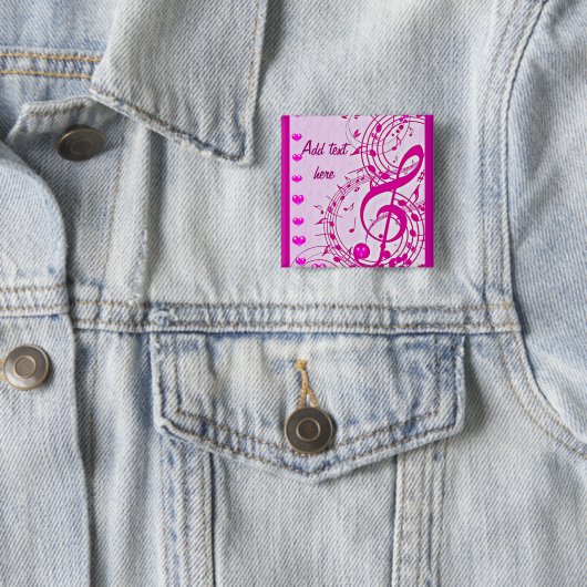 Musik der Liebe Button (Beispiel)