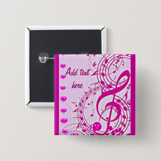 Musik der Liebe Button (Vorne & Hinten)