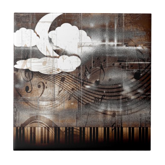 Musik der Nacht Fliese (Vorderseite)