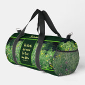 Musik der Natur inspirierendes Zitat Duffle Bag (Rechte Ecke)