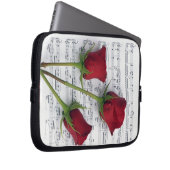 Musik der Rosen Laptopschutzhülle (Vorne Rechts)
