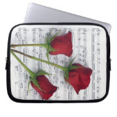 Musik der Rosen Laptopschutzhülle (Vorderseite)