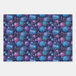 Musik der Spheres-Geschenkwrap Geschenkpapier Set