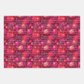 Musik der Spheres-Geschenkwrap, Rot Geschenkpapier Set (Vorderseite)