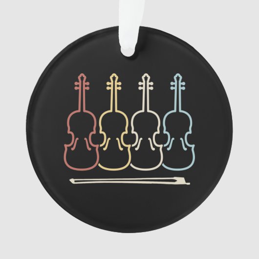 Musik der Violine Ornament (Vorderseite)