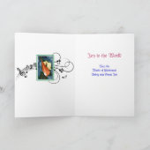 Musik der Weihnachtskarte Feiertagskarte (Innenseite)