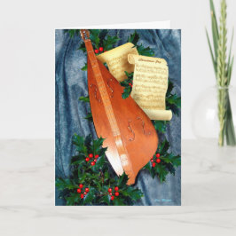 Musik der Weihnachtskarte Feiertagskarte