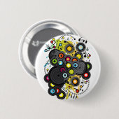 Musik des 20. Jahrhunderts Button (Vorne & Hinten)