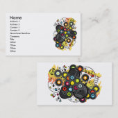 Musik des 20. Jahrhunderts Visitenkarte (Vorne/Hinten)