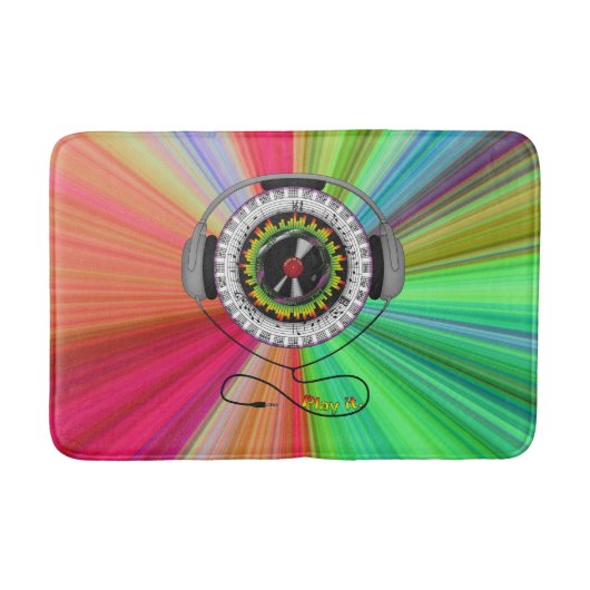 Musik des Lebens Bath Mat Badematte (Vorderseite)