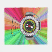 Musik des Lebens Fleece Blanket (Vorderseite (Horizontal))