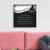Musik des Lebens Leinwanddruck (Insitu (Wohnzimmer))