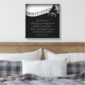 Musik des Lebens Leinwanddruck (Insitu (Schlafzimmer))