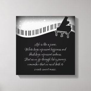 Musik des Lebens Leinwanddruck
