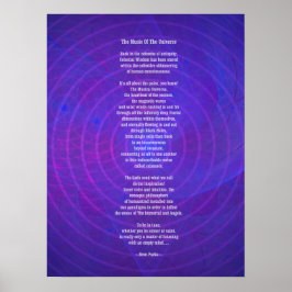 Musik des Universums-Posters Poster