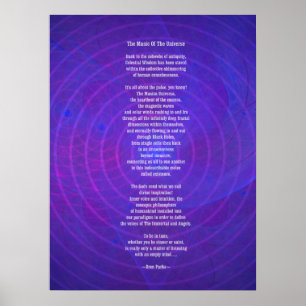 Musik des Universums-Posters Poster