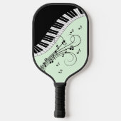 Musik-Design-Klavier und Anmerkungen Pickleball Schläger (Rückseite)