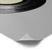 Musik-Design Vinyl-Platten Poster (Ecke)