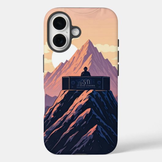 Musik, die Berge bewegt. Case-Mate iPhone Hülle (Rückseite)