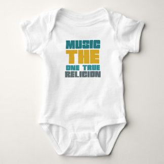 Musik - die eine wahre Religion Baby Strampler